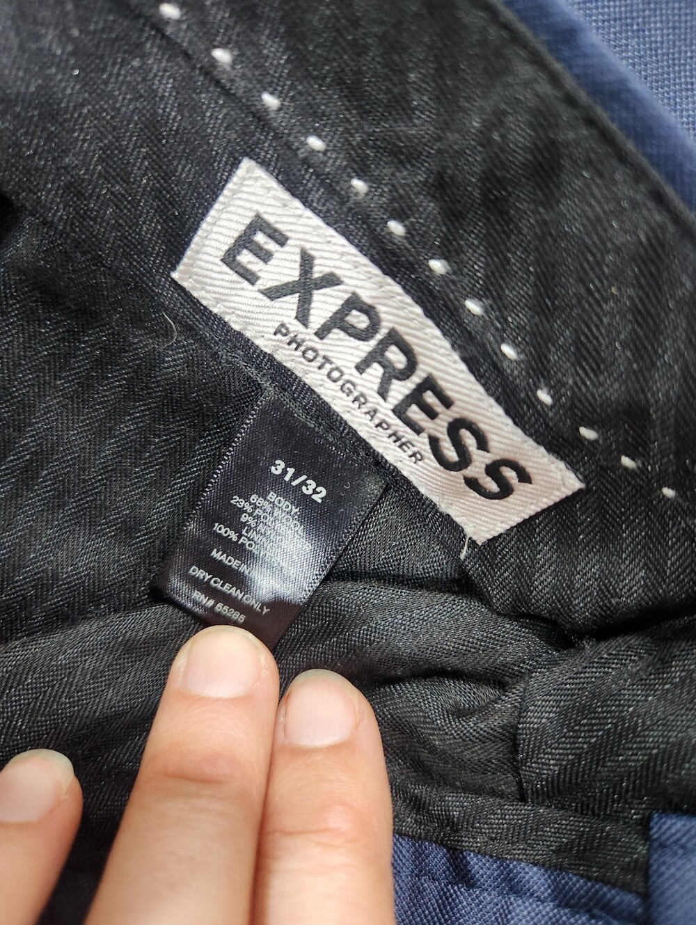 Express Navy Suit - Picture 3 of 5